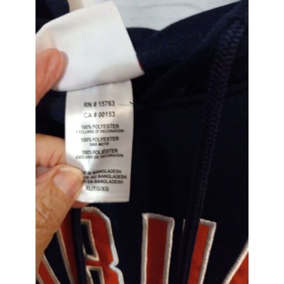 Champion Auburn University Tigers Navy Blue Hoodie Sweatshirt - Adult Size 2XLT - Picture 3 of 7